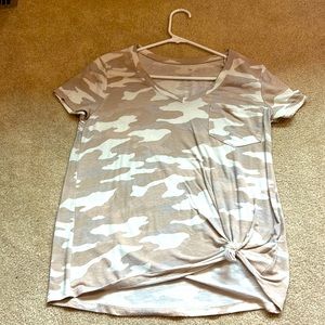 T-shirt, SO, S, pink/beige/white